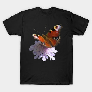 trendy with a beautiful flower, butterfly, peacock T-Shirt